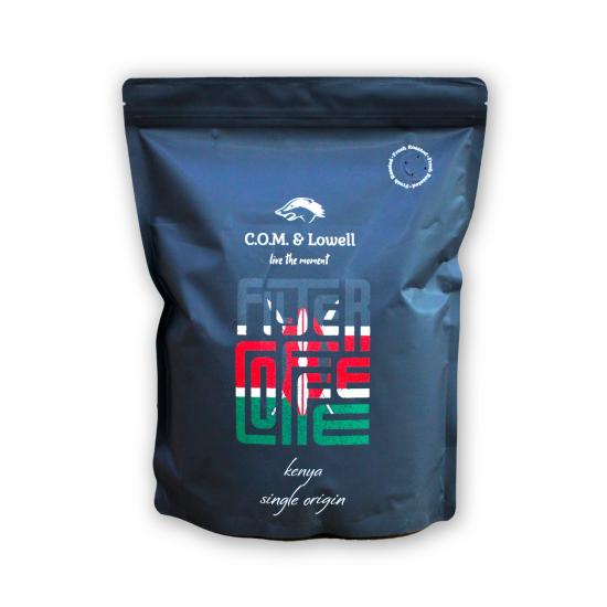 C.O.M. & Lowell Kenya Filter Coffee 1000 Gr.