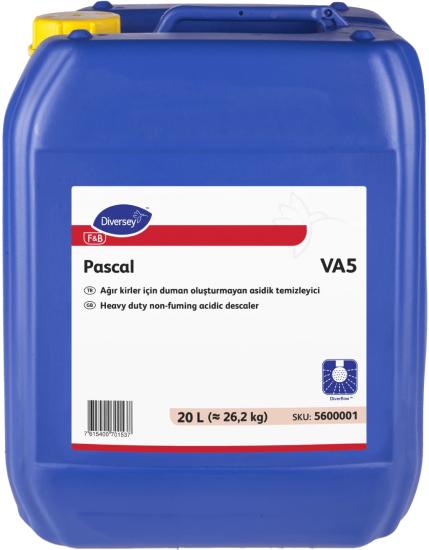 Diversey Pascal VA5 Ağır Kirler için Asidik Temizleyici  20L