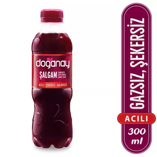 Doğanay Acılı Şalgam Suyu 300 ml X 24 Adet