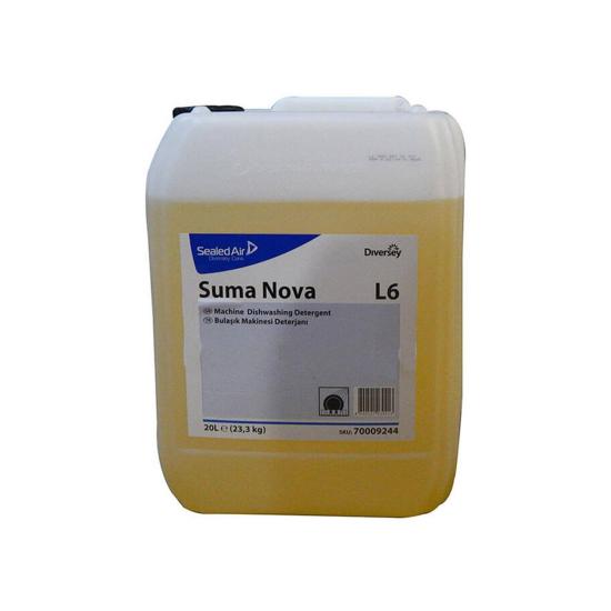 Diversey Suma Nova L6 Sert Sular için Bulaşık Makinesi Sıvı Deterjanı 20L