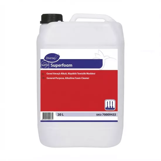 Diversey Suma Superfoam Genel Amaçlı Alkali Köpüklü Temizlik Maddesi 20L - 22,2 kg