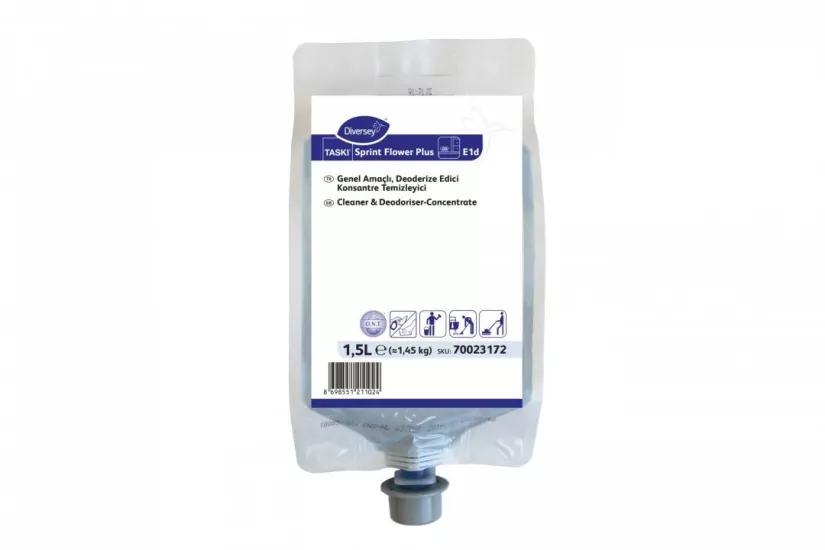 Diversey Taski Sprint Flower Plus E1D Konsantre Genel Temizlik Ürünü 1.5L
