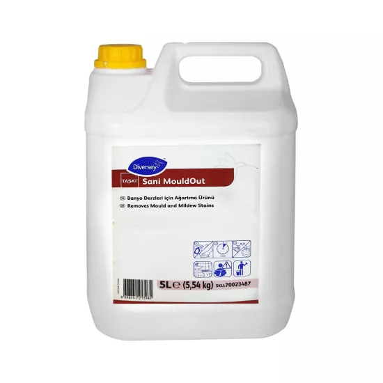 Diversey Taski Sani Mouldout Banyo Derz Temizleyici Küf ve Mantar Giderici 5L (5,54 Kg)