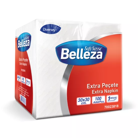 Diversey Belleza Extra Peçete 30x30 cm 100’lü x 24 Paket