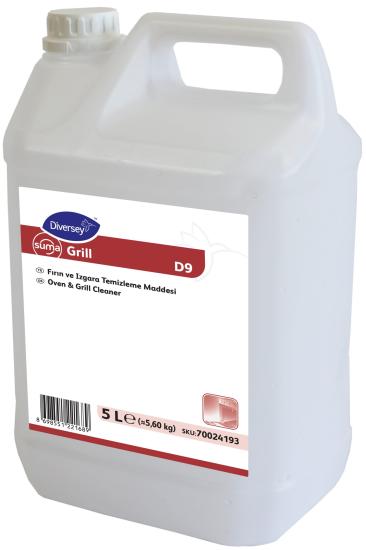 Diversey Suma Grill D9 Fırın ve Izgara İçin Yağ Çözücü 5L