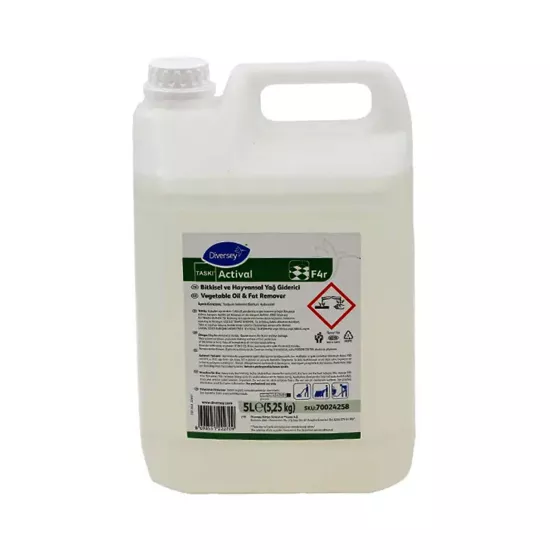 Diversey Taski Actival Bitkisel ve Hayvansal Yağ Giderici F4r 5L/5,25 Kg