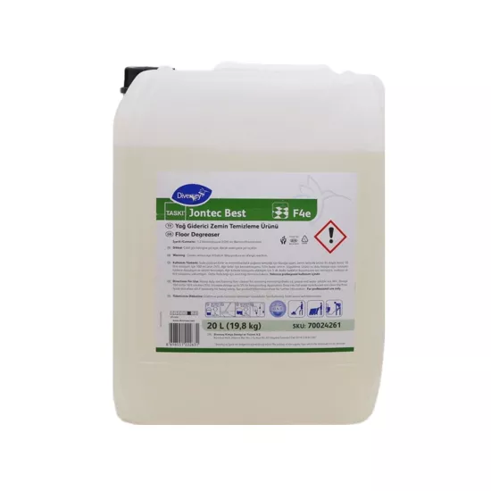 Diversey Taski Jontec Best F4E Ağır Kir ve Yağ Çözücü Yer Temizleyici 20 L