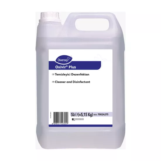 Diversey Oxivir Plus 5L Temizleyici Dezenfektan 5L (5,15kg)