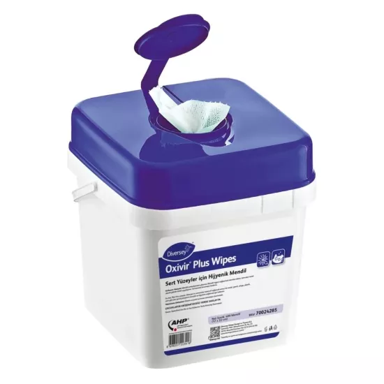 Diversey Oxivir Plus Wipes Sert Yüzeyler İçin Hijyenik Mendil 400 Adet (17x22 cm)