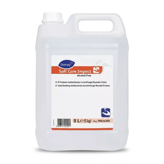Diversey Soft Care Impact Alcohol Free Alkolsüz El Dezenfektanı 5 lt