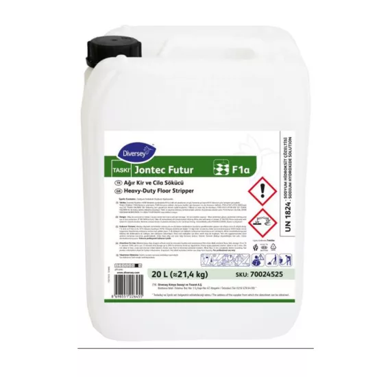 Diversey Taski Jontec Futur F1a Ağır Kir ve Cila Sökücü 20 L (21,4kg)