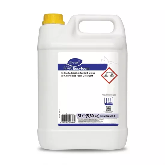 Diversey Suma Easyfoam Klorlu Köpüklü Temizlik Ürünü 5 L / 5,8 kg