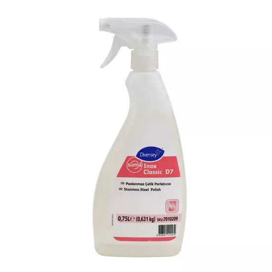 Diversey Suma Inox Classic D7 Paslanmaz Çelik Parlatıcısı 0,75 L