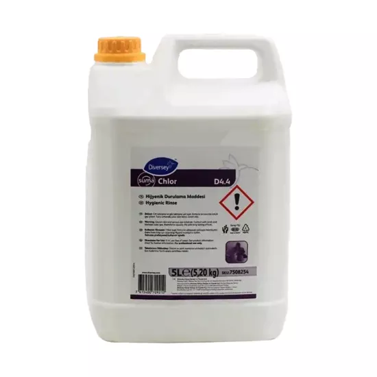 Diversey Suma Chlor D4.4 Hijyenik Meyve ve Sebze Durulama Maddesi 5 L