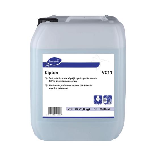 Diversey Cipton VC11 CIP ve Şişe Yıkama Deterjanı 20 L
