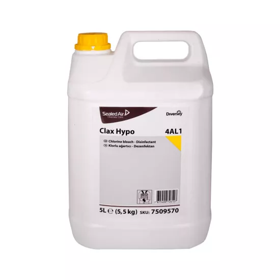 Diversey Clax Hypo 4AL1 Klorlu Ağartıcı 5 L