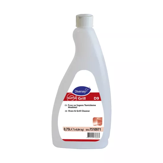 Diversey Suma Grill D9 Fırın ve Izgara İçin Yağ Çözücü 750 Ml X 6 Adet