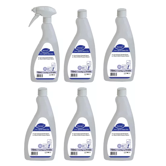 Diversey Taski Sprint Glass E3c Cam ve Genel Temizlik Ürünü 750ml X 6 Adet