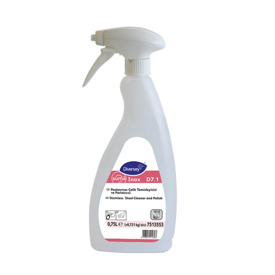 Diversey Suma Inox Classic D7.1 Paslanmaz Çelik Temizleyici ve Parlatıcı 0,75 L