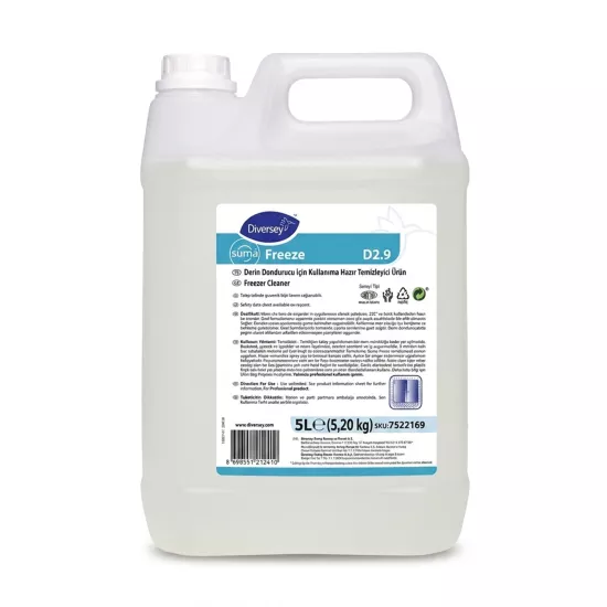 Diversey Suma Freeze D2.9 Derin Dondurucular için Temizlik Maddesi 5 L