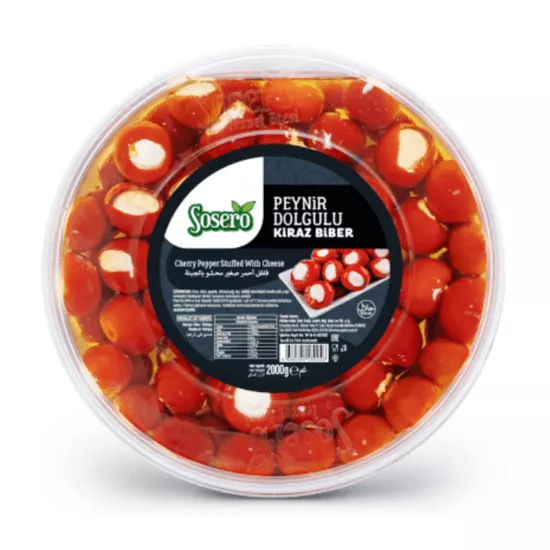 Sosero Peynir Dolgulu Kiraz Biber Tava 2 Kg