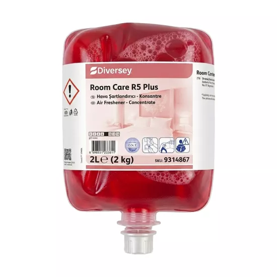 Diversey Room Care R5 Plus Konsantre Hava Şartlandırıcı ve Oda Kokusu 2 x 2 L (4 L)