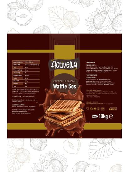 Activella Kakaolu ve Fındıklı Waffle Sos 10 kg