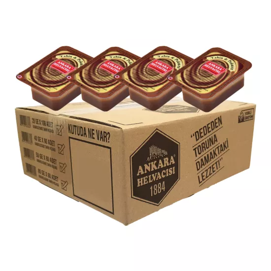 Ankara Helvacısı Tahin Pekmez Karışımı 20 g x 120 Adet (Kolisiyle)
