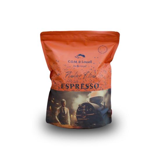 C.O.M. & Lowell - Amber Elixir Espresso Kahve Çekirdekleri 1000 Gr.