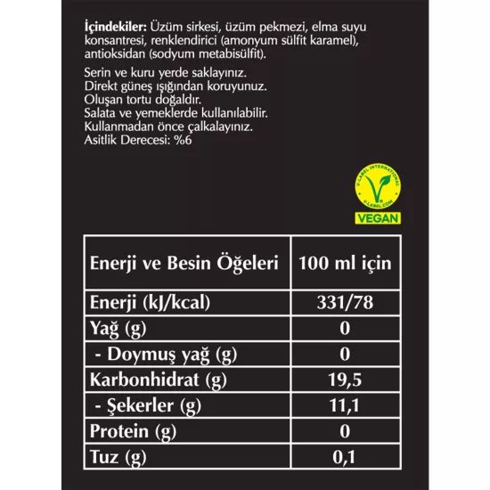 Fersan Balsamik Sirke Cam 500 ml