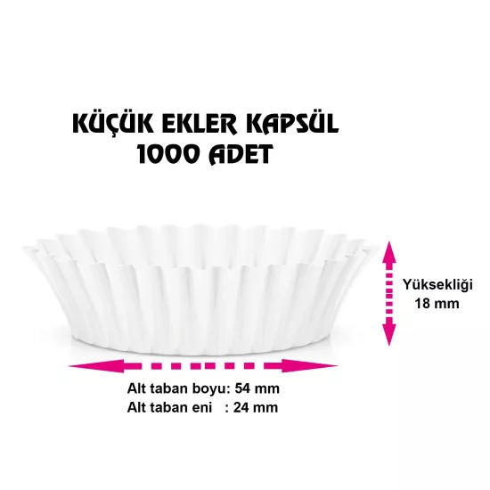 Küçük Ekler Kapsülü 1000 Adet