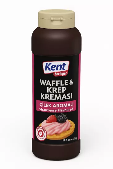 Kent Boringer Çilek Aromalı Waffle & Krep Kreması 1 L