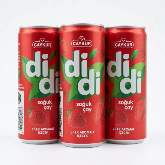 Çaykur Didi Soğuk Çay Çilek Aromalı 250 ml x 24 Adet