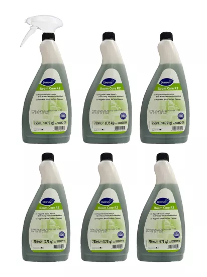 Diversey Room Care R2 Çok Amaçlı Hijyenik Yüzey Temizleyici 750 ML X 6 Adet