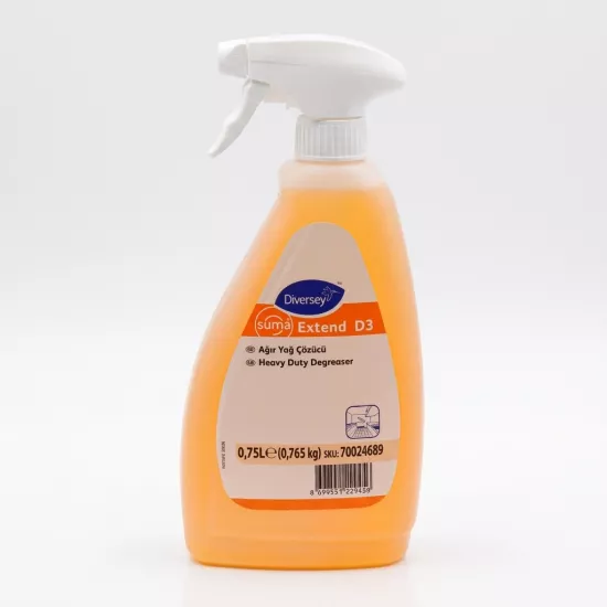 Diversey Suma Extend D3 Ağır Yağ Çözücü 750 ml