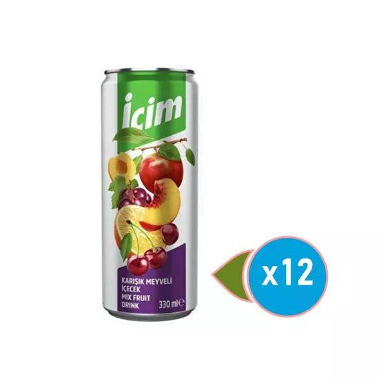 İçim Karışık Meyveli İçecek 330ml x 12 Adet