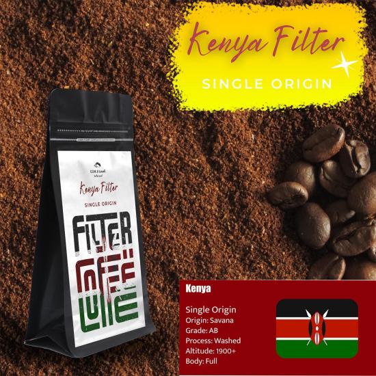 C.O.M. & Lowell - Kenya Filter Coffee 250 Gr.