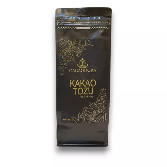 Cacaodora Yağı Azaltılmış Kakao Tozu 1 kg.