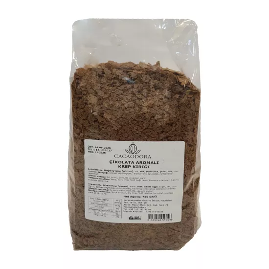 Cacaodora Çikolata Aromalı Krep Kırığı 750 g