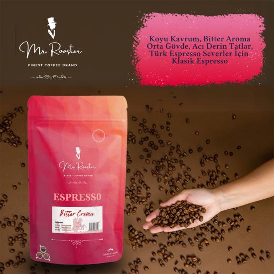 Mr.Roaster - Bitter Crema Espresso Kahve Çekirdekleri 1000 Gr.