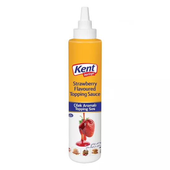 Kent Boringer Çilek Aromalı Topping Sos 750g