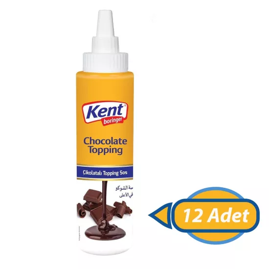 Kent Boringer Çikolatalı Topping & Dekor Sos 300g