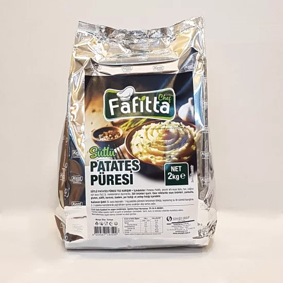 Fafitta Chef Sütlü Patates Püresi Toz Karışım 2 KG (Folyo) 