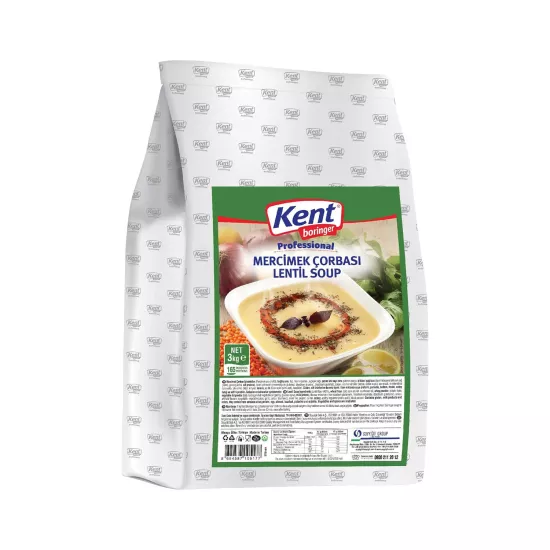 Kent Boringer Mercimek Çorba 3 Kg