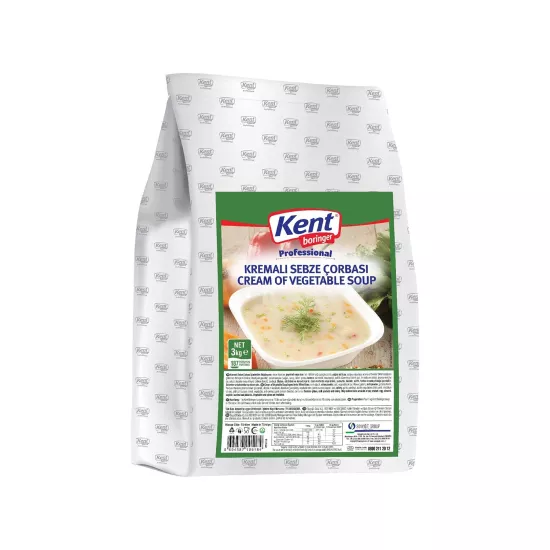 Kent Boringer Kremalı Sebze Çorbası 3 Kg