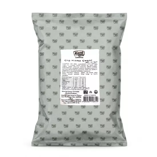 Kent Boringer Professional Çiğ Köfte Çeşni 12 kg