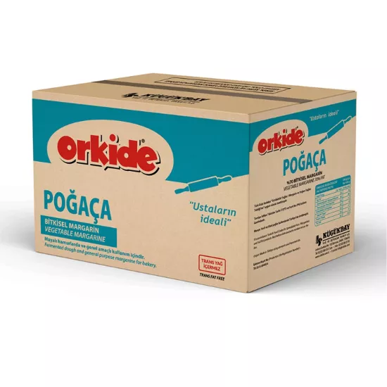 Orkide Poğaça %70 Yağlı Bitkisel Margarin 10 Kg. (Ücretsiz Kargo)