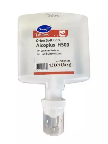 Diversey Orion Softcare Alcoplus H500 El Dezenfektanı-Antiseptiği 1,3L / 1,14 kg