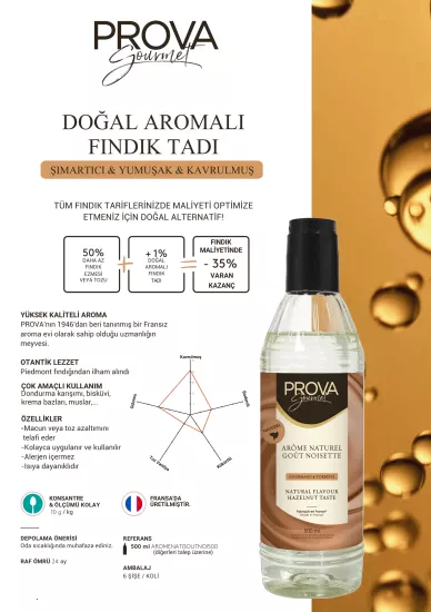 Prova Gourment Doğal Fındık Aroması 500 ml