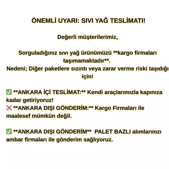 Kent Boringer Ayçicek Yağı 18 Lt